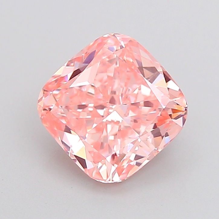 Loose Diamond - CUSHION MODIFIED 2.08ct Fancy Vivid Pink VS1: Loose Diamond - CUSHION MODIFIED 2.08ct Fancy Vivid Pink VS1 Source: This is a real non-mined Diamond that has been grown in a lab Shape: CUSHION MODIFIED Carats: 2.08 Color: Fancy Vivid Pink Certific