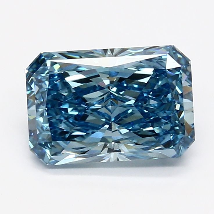 Loose Diamond - RADIANT 2.62ct Fancy Vivid Blue VS1: Loose Diamond - RADIANT 2.62ct Fancy Vivid Blue VS1 Source: This is a real non-mined Diamond that has been grown in a lab Shape: RADIANT Carats: 2.62 Color: Fancy Vivid Blue Certification: IGI Video: