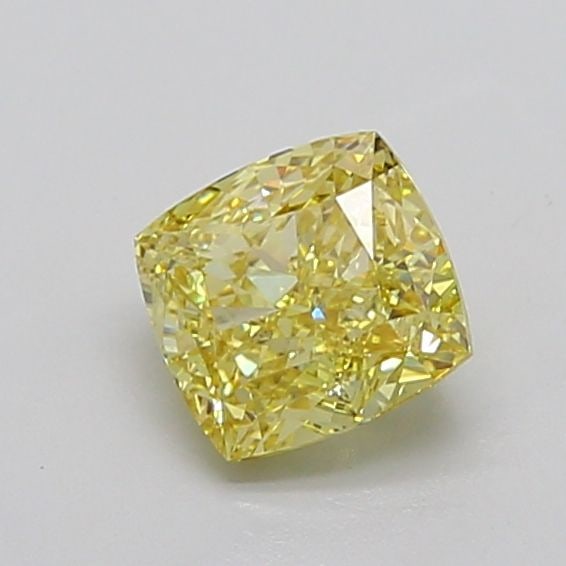 Loose Diamond - CUSHION MODIFIED 1.63ct Fancy Yellow VS1: Loose Diamond - CUSHION MODIFIED 1.63ct Fancy Yellow VS1 Source: This is a real non-mined Diamond that has been grown in a lab Shape: CUSHION MODIFIED Carats: 1.63 Color: Fancy Yellow Certification: I