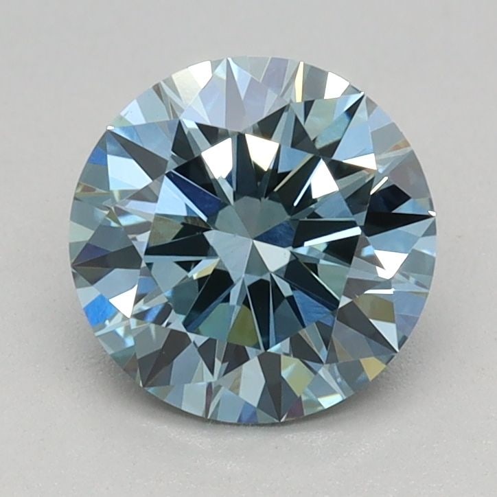 Loose Diamond - ROUND 0.92ct Fancy Vivid Blue VS1: Loose Diamond - ROUND 0.92ct Fancy Vivid Blue VS1 Source: This is a real non-mined Diamond that has been grown in a lab Shape: ROUND Carats: 0.92 Color: Fancy Vivid Blue Certification: IGI Video: