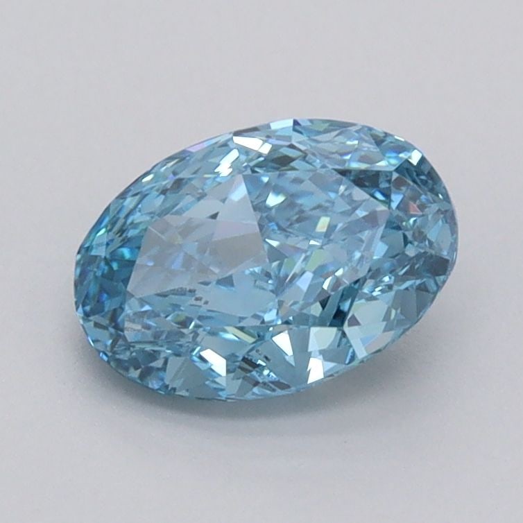 Loose Diamond - OVAL 1.05ct Fancy Vivid Blue VVS2: Loose Diamond - OVAL 1.05ct Fancy Vivid Blue VVS2 Source: This is a real non-mined Diamond that has been grown in a lab Shape: OVAL Carats: 1.05 Color: Fancy Vivid Blue Certification: IGI Video:
