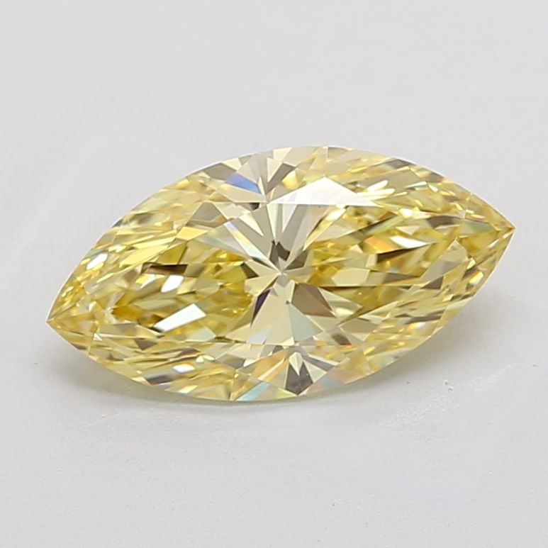 Loose Diamond - MARQUISE 2.67ct Fancy Yellow VS1: Loose Diamond - MARQUISE 2.67ct Fancy Yellow VS1 Source: This is a real non-mined Diamond that has been grown in a lab Shape: MARQUISE Carats: 2.67 Color: Fancy Yellow Certification: IGI Video:
