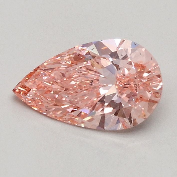Loose Diamond - PEAR 0.52ct Fancy Vivid Pink SI1: Loose Diamond - PEAR 0.52ct Fancy Vivid Pink SI1 Source: This is a real non-mined Diamond that has been grown in a lab Shape: PEAR Carats: 0.52 Color: Fancy Vivid Pink Certification: IGI Video: