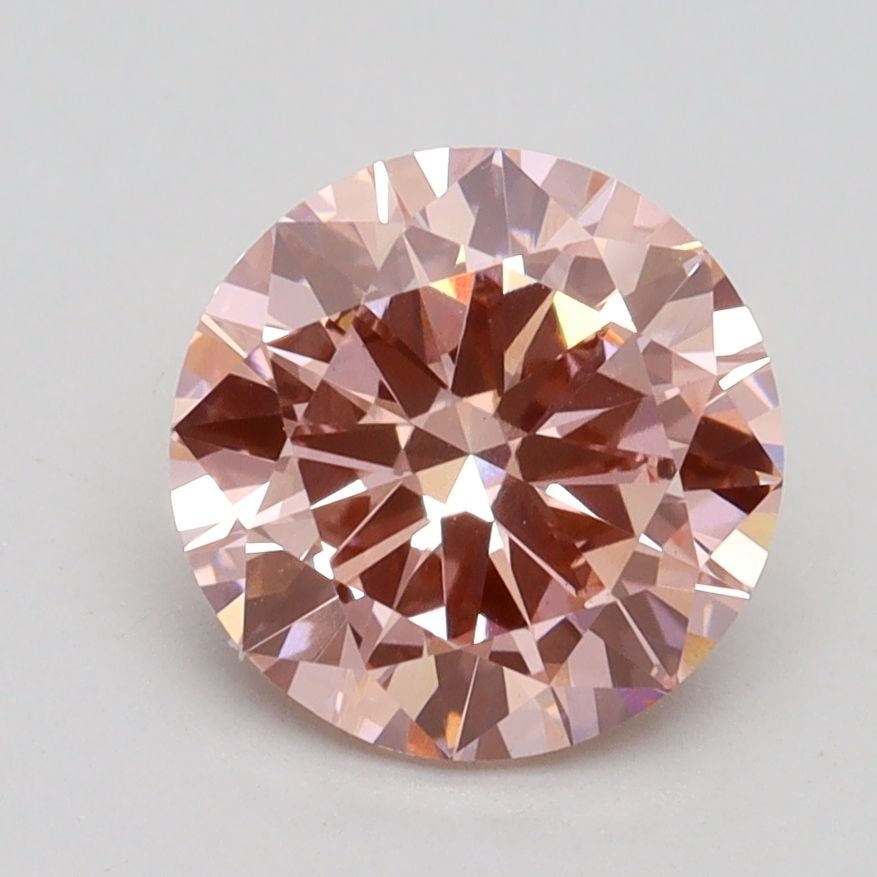 Loose Diamond - ROUND 2.01ct Fancy Intense Pink VS1: Loose Diamond - ROUND 2.01ct Fancy Intense Pink VS1 Source: This is a real non-mined Diamond that has been grown in a lab Shape: ROUND Carats: 2.01 Color: Fancy Intense Pink Certification: IGI Video:
