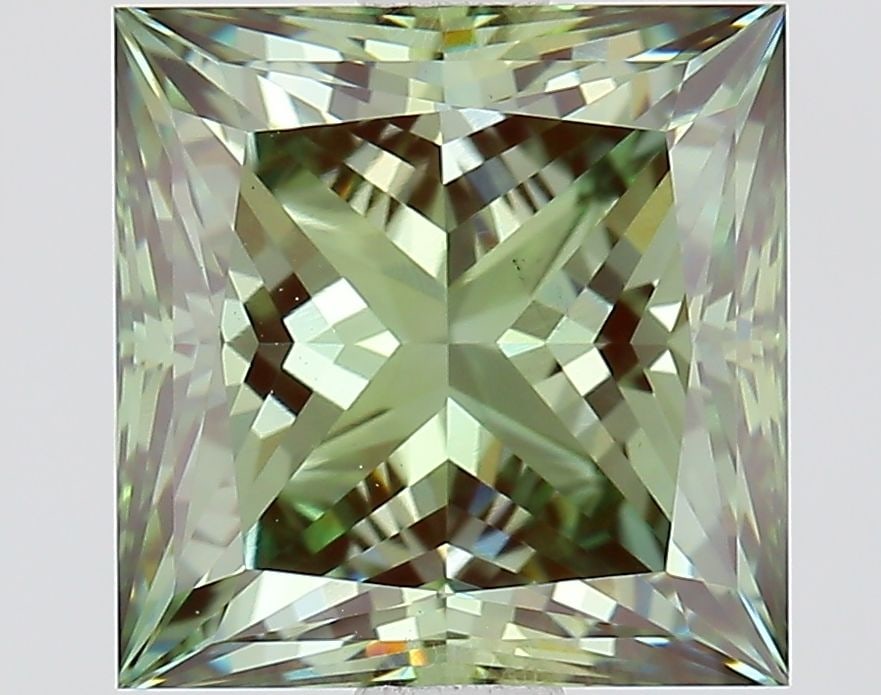 Loose Diamond - PRINCESS 2.02ct Fancy Vivid Green VS1: Loose Diamond - PRINCESS 2.02ct Fancy Vivid Green VS1 Source: This is a real non-mined Diamond that has been grown in a lab Shape: PRINCESS Carats: 2.02 Color: Fancy Vivid Green Certification: IGI Vid