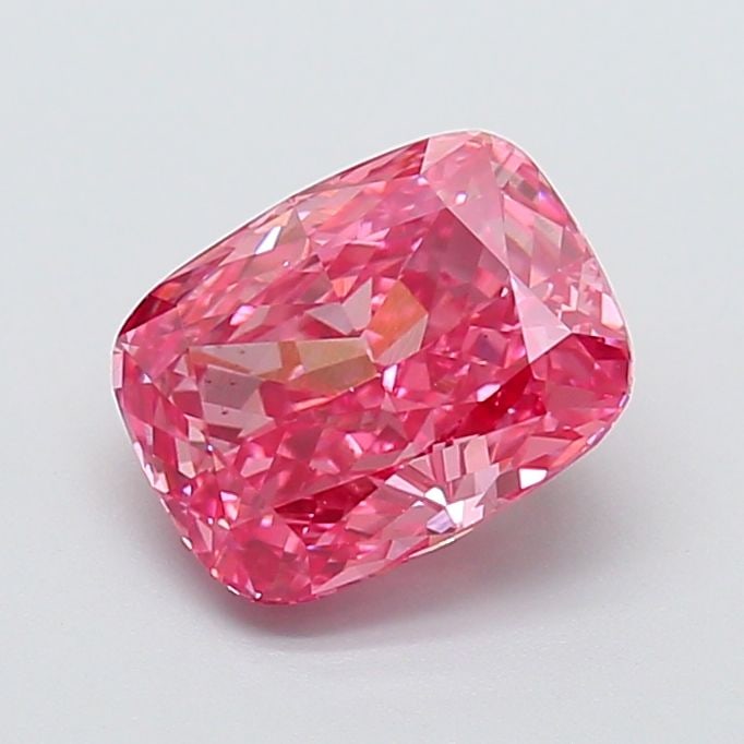 Loose Diamond - CUSHION MODIFIED 2.31ct Fancy Vivid Pink VS1: Loose Diamond - CUSHION MODIFIED 2.31ct Fancy Vivid Pink VS1 Source: This is a real non-mined Diamond that has been grown in a lab Shape: CUSHION MODIFIED Carats: 2.31 Color: Fancy Vivid Pink Certific