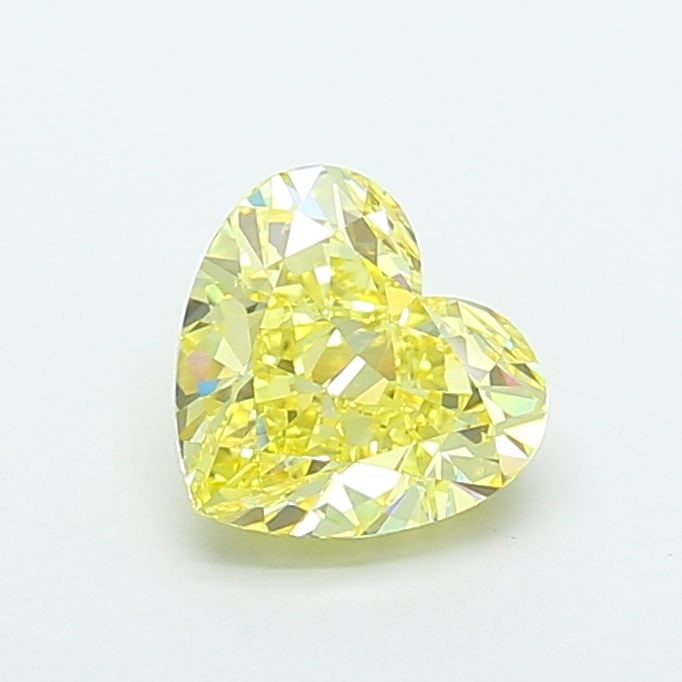 Loose Diamond - HEART 3.02ct Fancy Intense Yellow VS1: Loose Diamond - HEART 3.02ct Fancy Intense Yellow VS1 Source: This is a real non-mined Diamond that has been grown in a lab Shape: HEART Carats: 3.02 Color: Fancy Intense Yellow Certification: IGI Vid