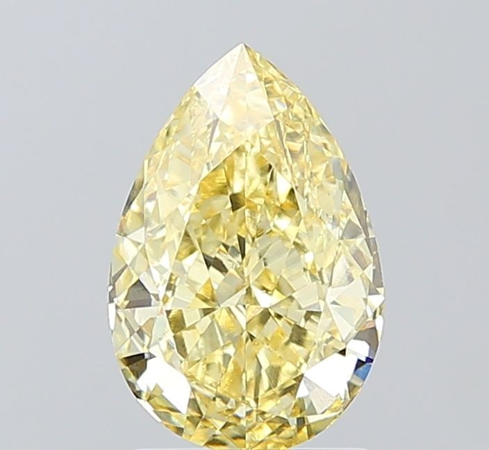 Loose Diamond - PEAR 2.06ct Fancy Yellow VVS2: Loose Diamond - PEAR 2.06ct Fancy Yellow VVS2 Source: This is a real non-mined Diamond that has been grown in a lab Shape: PEAR Carats: 2.06 Color: Fancy Yellow Certification: IGI Video: