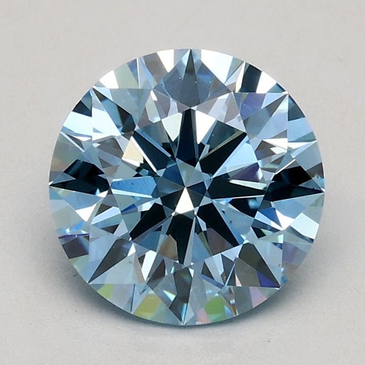 Ideal Loose Diamond - ROUND 1.05ct Fancy Blue VS2: Ideal Loose Diamond - ROUND 1.05ct Fancy Blue VS2 Source: This is a real non-mined Diamond that has been grown in a lab Shape: ROUND Carats: 1.05 Color: Fancy Blue Certification: IGI Video: