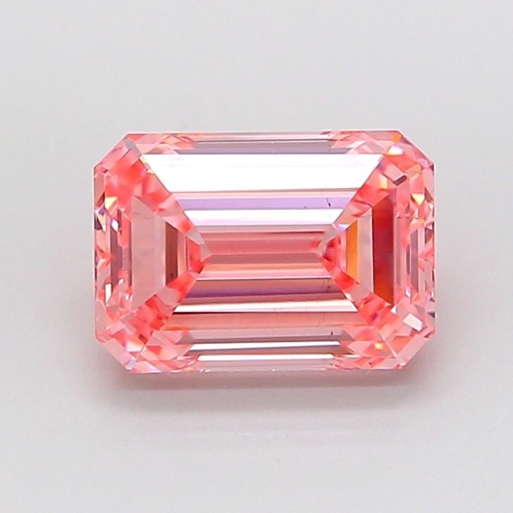 Loose Diamond - EMERALD 2.5ct Fancy Intense Pink VS2 (1 of 1)