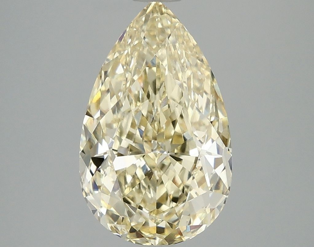 Loose Diamond - PEAR 3.03ct Fancy Intense Yellow VS2: Loose Diamond - PEAR 3.03ct Fancy Intense Yellow VS2 Source: This is a real non-mined Diamond that has been grown in a lab Shape: PEAR Carats: 3.03 Color: Fancy Intense Yellow Certification: IGI Video