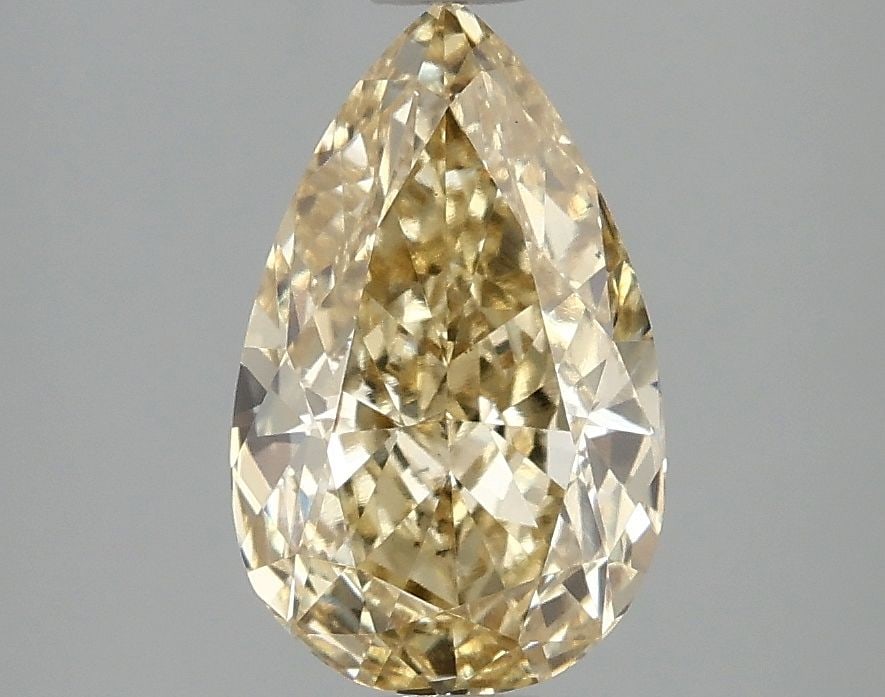 Loose Diamond - PEAR 2.05ct Fancy Intense Yellow VS1: Loose Diamond - PEAR 2.05ct Fancy Intense Yellow VS1 Source: This is a real non-mined Diamond that has been grown in a lab Shape: PEAR Carats: 2.05 Color: Fancy Intense Yellow Certification: IGI Video