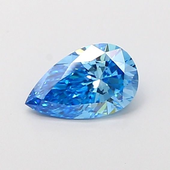 Loose Diamond - PEAR 1.0ct Fancy Vivid Blue VVS2: Loose Diamond - PEAR 1.0ct Fancy Vivid Blue VVS2 Source: This is a real non-mined Diamond that has been grown in a lab Shape: PEAR Carats: 1.0 Color: Fancy Vivid Blue Certification: IGI Video: