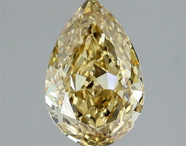 Loose Diamond - PEAR 1.59ct Fancy Intense Yellow VVS2: Loose Diamond - PEAR 1.59ct Fancy Intense Yellow VVS2 Source: This is a real non-mined Diamond that has been grown in a lab Shape: PEAR Carats: 1.59 Color: Fancy Intense Yellow Certification: IGI Vide