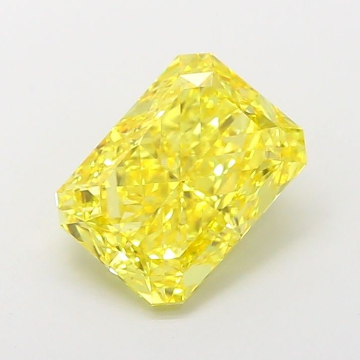 Loose Diamond - RADIANT 3.54ct Fancy Vivid Yellow VS1: Loose Diamond - RADIANT 3.54ct Fancy Vivid Yellow VS1 Source: This is a real non-mined Diamond that has been grown in a lab Shape: RADIANT Carats: 3.54 Color: Fancy Vivid Yellow Certification: IGI Vid