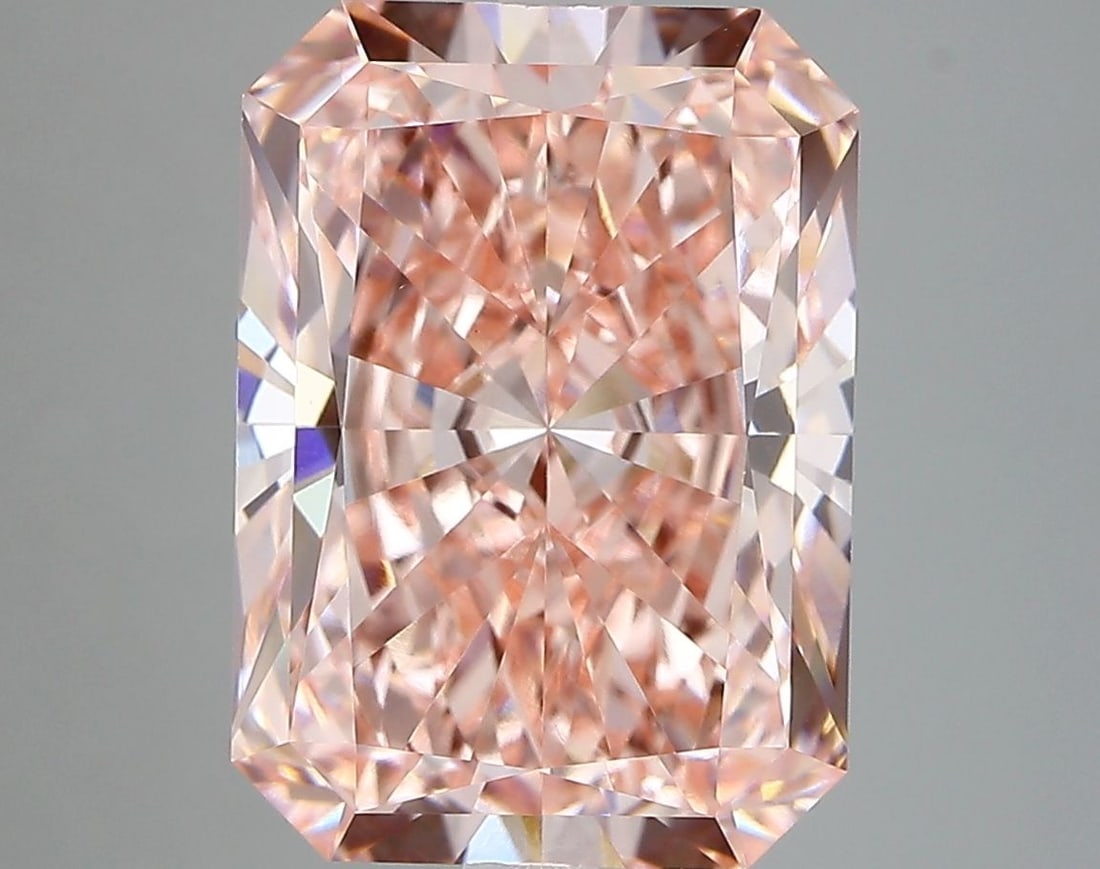 Loose Diamond - RADIANT 6.2ct Fancy Vivid Pink VVS2 (1 of 1)