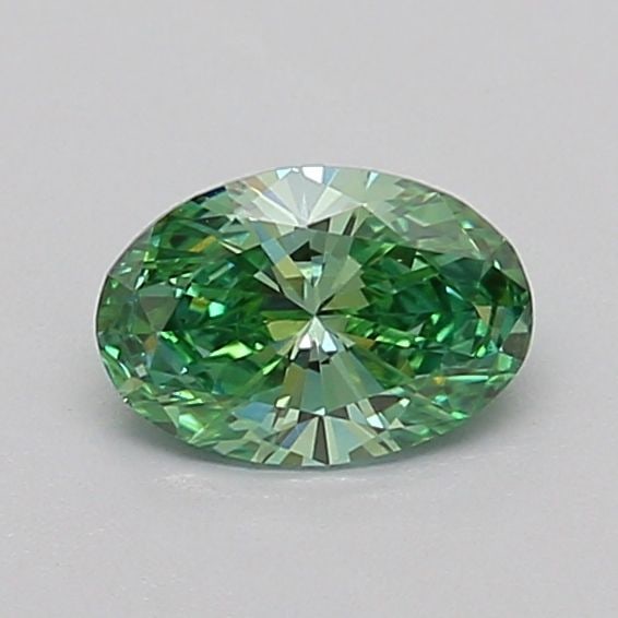 Loose Diamond - OVAL 0.51ct Fancy Vivid Green VS1: Loose Diamond - OVAL 0.51ct Fancy Vivid Green VS1 Source: This is a real non-mined Diamond that has been grown in a lab Shape: OVAL Carats: 0.51 Color: Fancy Vivid Green Certification: IGI Video: