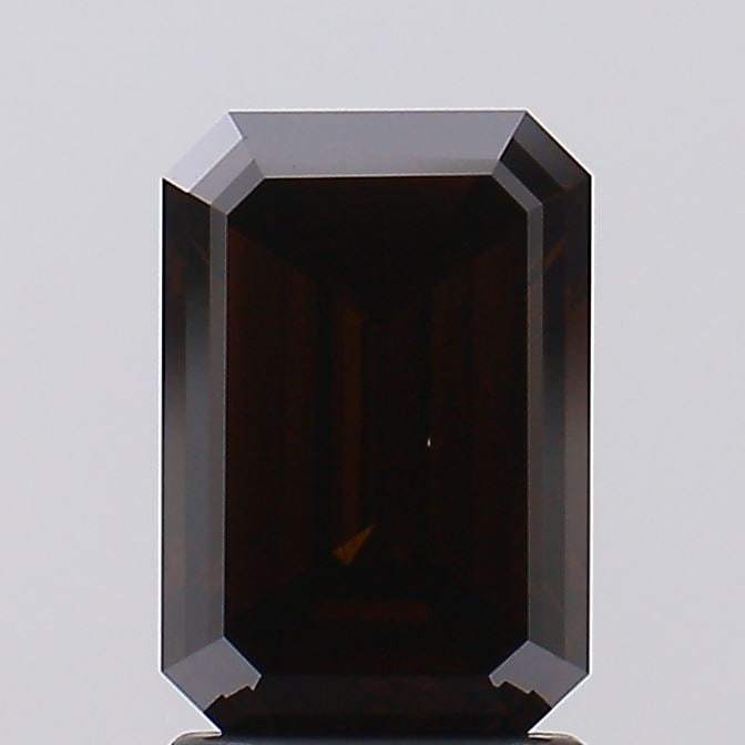 Loose Diamond - EMERALD 2.19ct Fancy Deep Brown VS1: Loose Diamond - EMERALD 2.19ct Fancy Deep Brown VS1 Source: This is a real non-mined Diamond that has been grown in a lab Shape: EMERALD Carats: 2.19 Color: Fancy Deep Brown Certification: NONE Video: