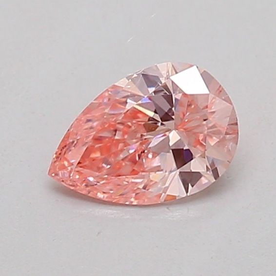 Loose Diamond - PEAR 0.26ct Fancy Vivid Pink SI1: Loose Diamond - PEAR 0.26ct Fancy Vivid Pink SI1 Source: This is a real non-mined Diamond that has been grown in a lab Shape: PEAR Carats: 0.26 Color: Fancy Vivid Pink Certification: IGI The Diamond D