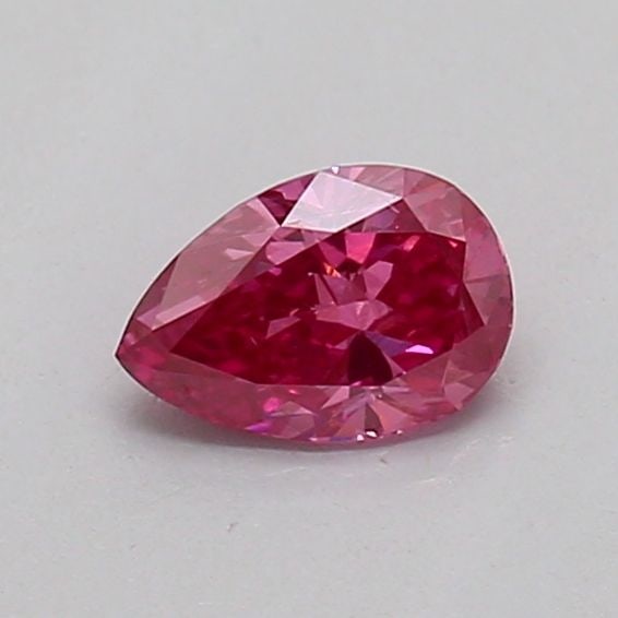Loose Diamond - PEAR 0.23ct Fancy Vivid Pink VS1: Loose Diamond - PEAR 0.23ct Fancy Vivid Pink VS1 Source: This is a real non-mined Diamond that has been grown in a lab Shape: PEAR Carats: 0.23 Color: Fancy Vivid Pink Certification: IGI The Diamond D
