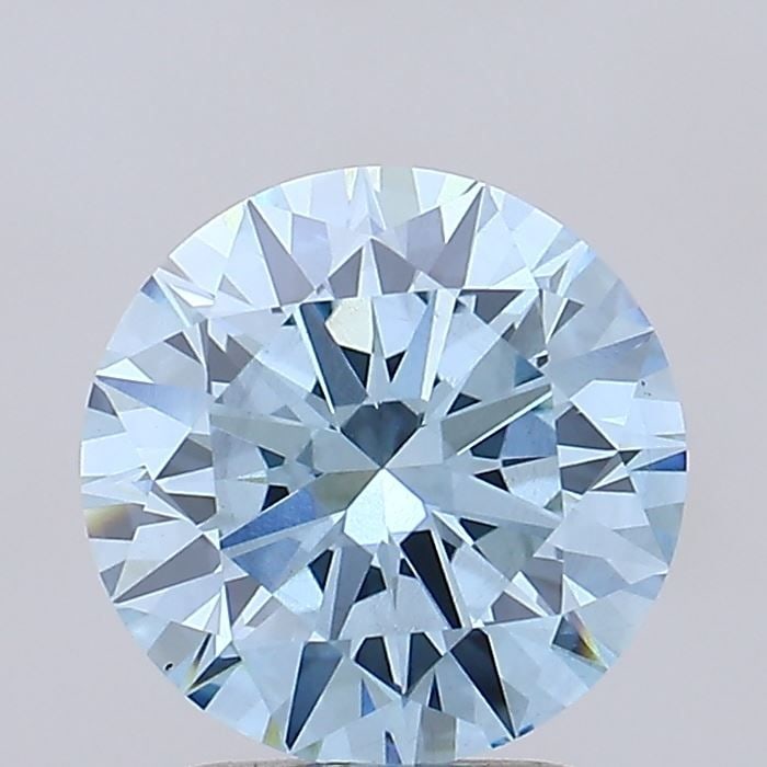Loose Diamond - ROUND 2.5ct Fancy Vivid Blue VS1: Loose Diamond - ROUND 2.5ct Fancy Vivid Blue VS1 Source: This is a real non-mined Diamond that has been grown in a lab Shape: ROUND Carats: 2.5 Color: Fancy Vivid Blue Certification: IGI The Diamond D