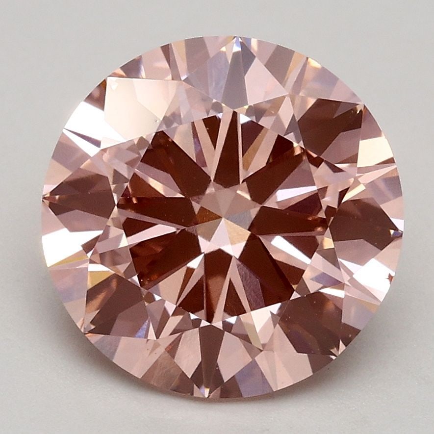 Loose Diamond - ROUND 2.5ct Fancy Intense Pink VS1: Loose Diamond - ROUND 2.5ct Fancy Intense Pink VS1 Source: This is a real non-mined Diamond that has been grown in a lab Shape: ROUND Carats: 2.5 Color: Fancy Intense Pink Certification: IGI Video: