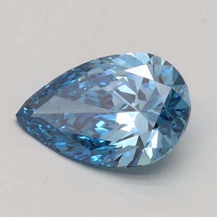 Loose Diamond - PEAR 0.51ct Fancy Vivid Blue VVS2: Loose Diamond - PEAR 0.51ct Fancy Vivid Blue VVS2 Source: This is a real non-mined Diamond that has been grown in a lab Shape: PEAR Carats: 0.51 Color: Fancy Vivid Blue Certification: IGI Video: