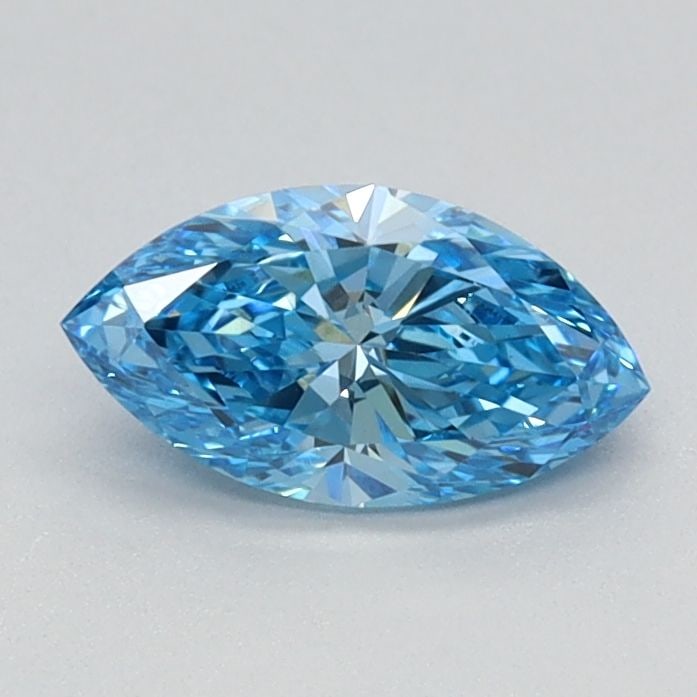 Loose Diamond - MARQUISE 0.49ct Fancy Vivid Blue VS1: Loose Diamond - MARQUISE 0.49ct Fancy Vivid Blue VS1 Source: This is a real non-mined Diamond that has been grown in a lab Shape: MARQUISE Carats: 0.49 Color: Fancy Vivid Blue Certification: IGI Video