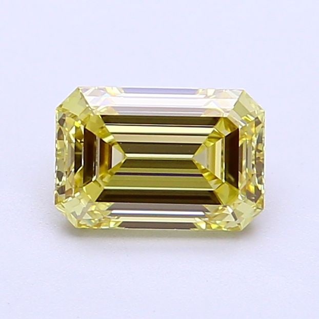 Loose Diamond - EMERALD 1.08ct Fancy Yellow VS1: Loose Diamond - EMERALD 1.08ct Fancy Yellow VS1 Source: This is a real non-mined Diamond that has been grown in a lab Shape: EMERALD Carats: 1.08 Color: Fancy Yellow Certification: IGI Video: