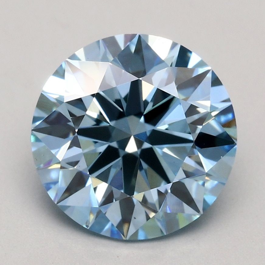 Ideal Loose Diamond - ROUND 2.01ct Fancy Blue VS1 (1 of 1)