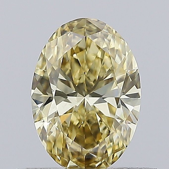 Loose Diamond - OVAL 0.55ct Fancy Intense Yellow VS1: Loose Diamond - OVAL 0.55ct Fancy Intense Yellow VS1 Source: This is a real non-mined Diamond that has been grown in a lab Shape: OVAL Carats: 0.55 Color: Fancy Intense Yellow Certification: IGI Video