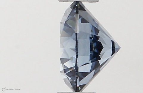 Loose Diamond - ROUND 0.51ct Fancy Vivid Blue VS1: Loose Diamond - ROUND 0.51ct Fancy Vivid Blue VS1 Source: This is a real non-mined Diamond that has been grown in a lab Shape: ROUND Carats: 0.51 Color: Fancy Vivid Blue Certification: IGI Video: