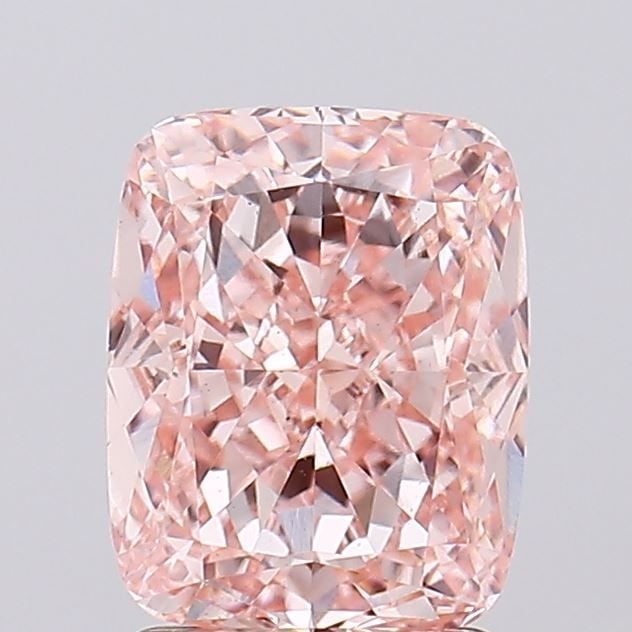 Loose Diamond - CUSHION MODIFIED 2.25ct Fancy Intense Pink VS1: Loose Diamond - CUSHION MODIFIED 2.25ct Fancy Intense Pink VS1 Source: This is a real non-mined Diamond that has been grown in a lab Shape: CUSHION MODIFIED Carats: 2.25 Color: Fancy Intense Pink Cert