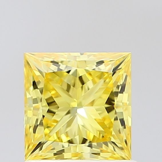 Loose Diamond - PRINCESS 1.09ct Fancy Vivid Yellow IF: Loose Diamond - PRINCESS 1.09ct Fancy Vivid Yellow IF Source: This is a real non-mined Diamond that has been grown in a lab Shape: PRINCESS Carats: 1.09 Color: Fancy Vivid Yellow Certification: IGI Vi