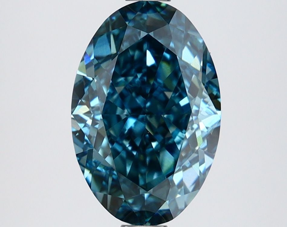 Loose Diamond - OVAL 2.6ct Fancy Vivid Blue VVS2: Loose Diamond - OVAL 2.6ct Fancy Vivid Blue VVS2 Source: This is a real non-mined Diamond that has been grown in a lab Shape: OVAL Carats: 2.6 Color: Fancy Vivid Blue Certification: IGI Video: