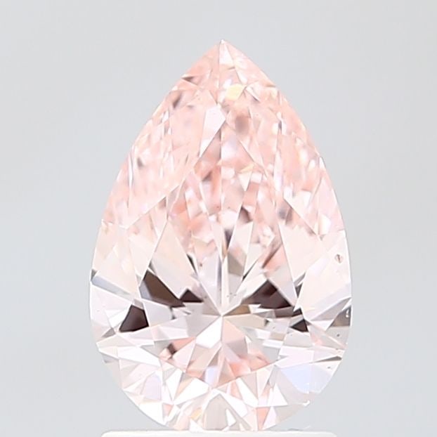Loose Diamond - PEAR 1.53ct Fancy Light Pink VS2: Loose Diamond - PEAR 1.53ct Fancy Light Pink VS2 Source: This is a real non-mined Diamond that has been grown in a lab Shape: PEAR Carats: 1.53 Color: Fancy Light Pink Certification: NONE Video: