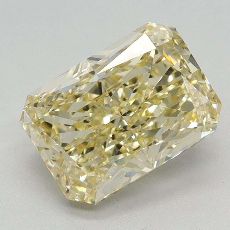 Loose Diamond - RADIANT 1.56ct Fancy Intense Yellow VS2: Loose Diamond - RADIANT 1.56ct Fancy Intense Yellow VS2 Source: This is a real non-mined Diamond that has been grown in a lab Shape: RADIANT Carats: 1.56 Color: Fancy Intense Yellow Certification: IGI