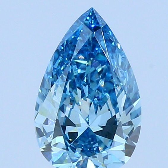 Loose Diamond - PEAR 0.86ct Fancy Vivid Blue VS1: Loose Diamond - PEAR 0.86ct Fancy Vivid Blue VS1 Source: This is a real non-mined Diamond that has been grown in a lab Shape: PEAR Carats: 0.86 Color: Fancy Vivid Blue Certification: NONE Video: