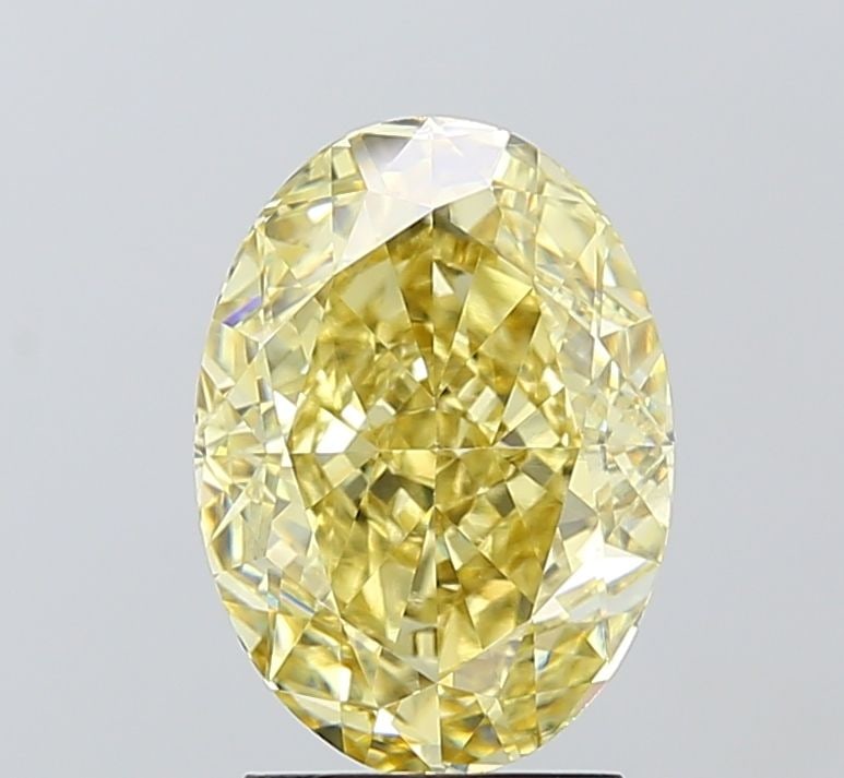 Loose Diamond - OVAL 3.08ct Fancy Yellow VVS2: Loose Diamond - OVAL 3.08ct Fancy Yellow VVS2 Source: This is a real non-mined Diamond that has been grown in a lab Shape: OVAL Carats: 3.08 Color: Fancy Yellow Certification: IGI Video: