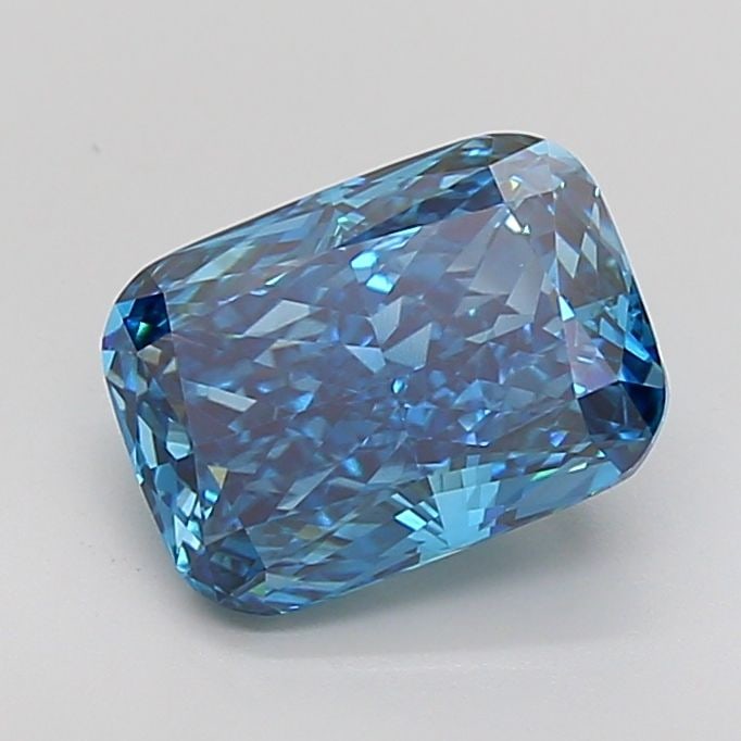 Loose Diamond - CUSHION MODIFIED 4.06ct Fancy Vivid Blue VS1: Loose Diamond - CUSHION MODIFIED 4.06ct Fancy Vivid Blue VS1 Source: This is a real non-mined Diamond that has been grown in a lab Shape: CUSHION MODIFIED Carats: 4.06 Color: Fancy Vivid Blue Certific