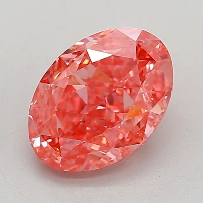 Loose Diamond - OVAL 2.87ct Fancy Vivid Pink VVS2: Loose Diamond - OVAL 2.87ct Fancy Vivid Pink VVS2 Source: This is a real non-mined Diamond that has been grown in a lab Shape: OVAL Carats: 2.87 Color: Fancy Vivid Pink Certification: IGI Video: