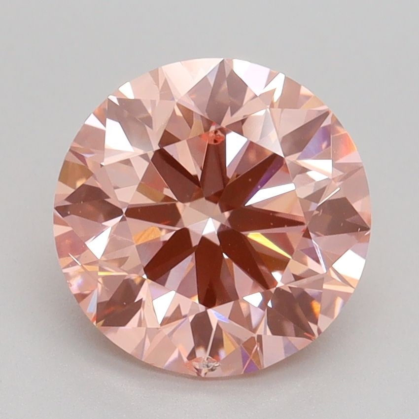 Loose Diamond - ROUND 2.56ct Fancy Intense Pink SI1: Loose Diamond - ROUND 2.56ct Fancy Intense Pink SI1 Source: This is a real non-mined Diamond that has been grown in a lab Shape: ROUND Carats: 2.56 Color: Fancy Intense Pink Certification: IGI Video: