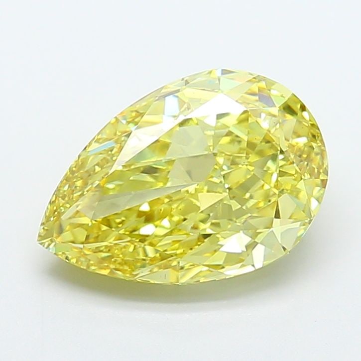 Loose Diamond - PEAR 7.01ct Fancy Intense Yellow VS1: Loose Diamond - PEAR 7.01ct Fancy Intense Yellow VS1 Source: This is a real non-mined Diamond that has been grown in a lab Shape: PEAR Carats: 7.01 Color: Fancy Intense Yellow Certification: IGI Video