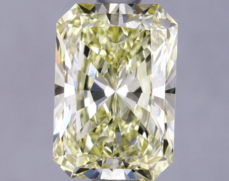 Loose Diamond - RADIANT 1.61ct Fancy Intense Yellow VS1: Loose Diamond - RADIANT 1.61ct Fancy Intense Yellow VS1 Source: This is a real non-mined Diamond that has been grown in a lab Shape: RADIANT Carats: 1.61 Color: Fancy Intense Yellow Certification: IGI