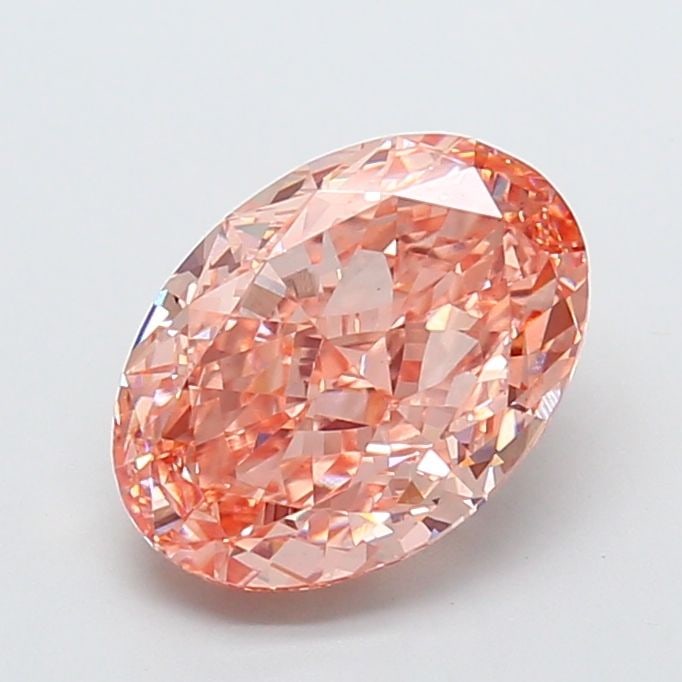 Loose Diamond - OVAL 4.05ct Fancy Intense Brownish Orange VS1: Loose Diamond - OVAL 4.05ct Fancy Intense Brownish Orange VS1 Source: This is a real non-mined Diamond that has been grown in a lab Shape: OVAL Carats: 4.05 Color: Fancy Intense Brownish Orange Certif