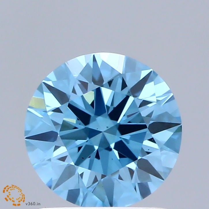 Ideal Loose Diamond - ROUND 1.01ct Fancy Vivid Blue VS1: Ideal Loose Diamond - ROUND 1.01ct Fancy Vivid Blue VS1 Source: This is a real non-mined Diamond that has been grown in a lab Shape: ROUND Carats: 1.01 Color: Fancy Vivid Blue Certification: IGI Video