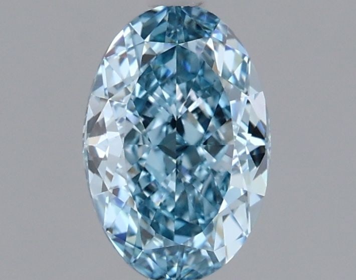Loose Diamond - OVAL 1.0ct Fancy Vivid Blue VVS2: Loose Diamond - OVAL 1.0ct Fancy Vivid Blue VVS2 Source: This is a real non-mined Diamond that has been grown in a lab Shape: OVAL Carats: 1.0 Color: Fancy Vivid Blue Certification: IGI Video: