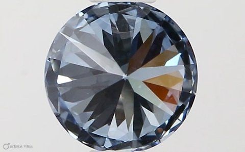 Loose Diamond - ROUND 0.53ct Fancy Vivid Blue VS1 (1 of 1)