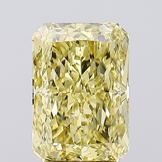 Loose Diamond - RADIANT 3.87ct Fancy Vivid Yellow SI1: Loose Diamond - RADIANT 3.87ct Fancy Vivid Yellow SI1 Source: This is a real non-mined Diamond that has been grown in a lab Shape: RADIANT Carats: 3.87 Color: Fancy Vivid Yellow Certification: IGI Vid