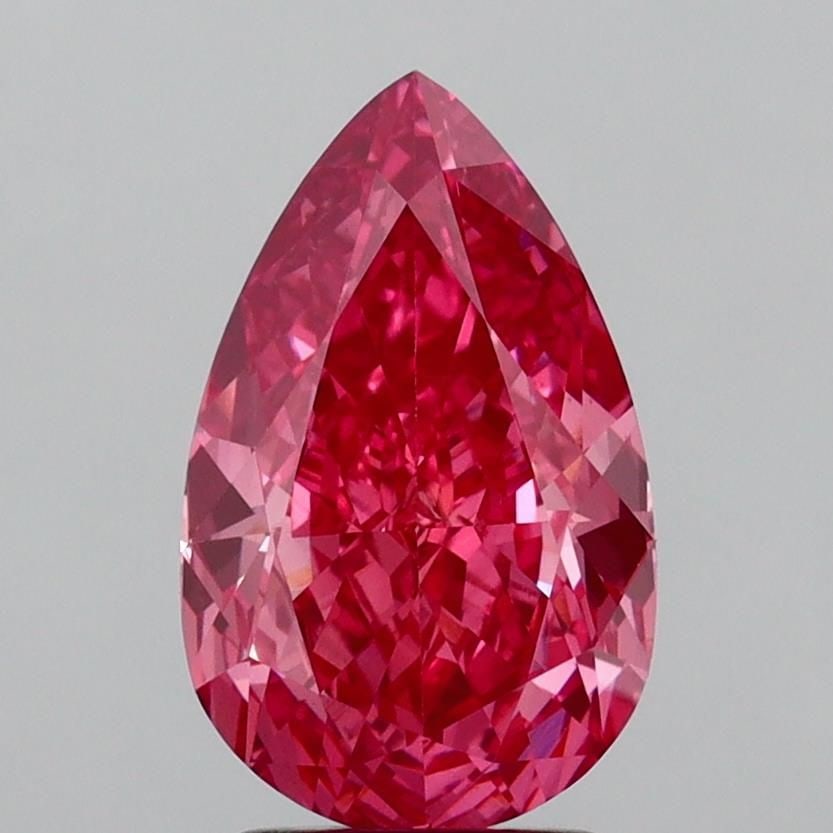 Loose Diamond - PEAR 3.11ct Fancy Vivid Pink VS1: Loose Diamond - PEAR 3.11ct Fancy Vivid Pink VS1 Source: This is a real non-mined Diamond that has been grown in a lab Shape: PEAR Carats: 3.11 Color: Fancy Vivid Pink Certification: IGI Video: